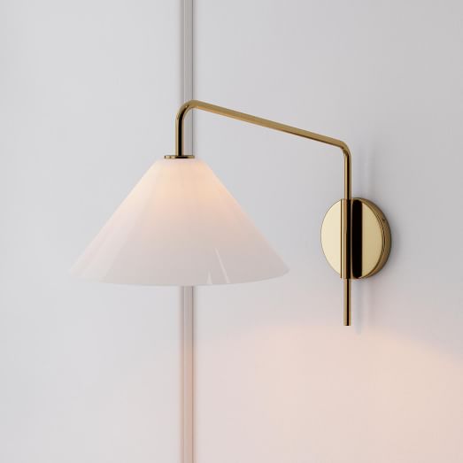 west elm sconces plug in