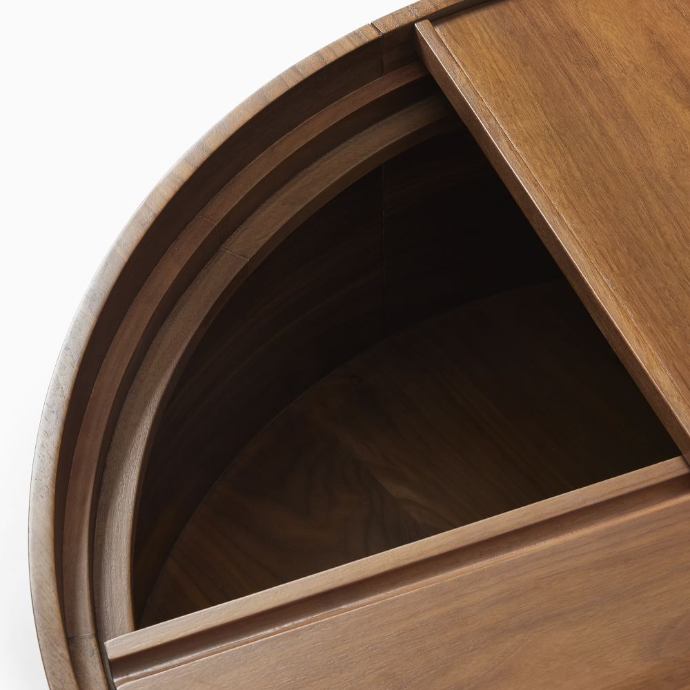 Volume Round Storage Drum Coffee Table (36") West Elm