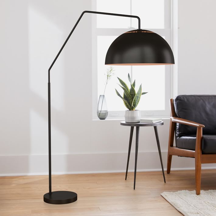 overarching lamp west elm