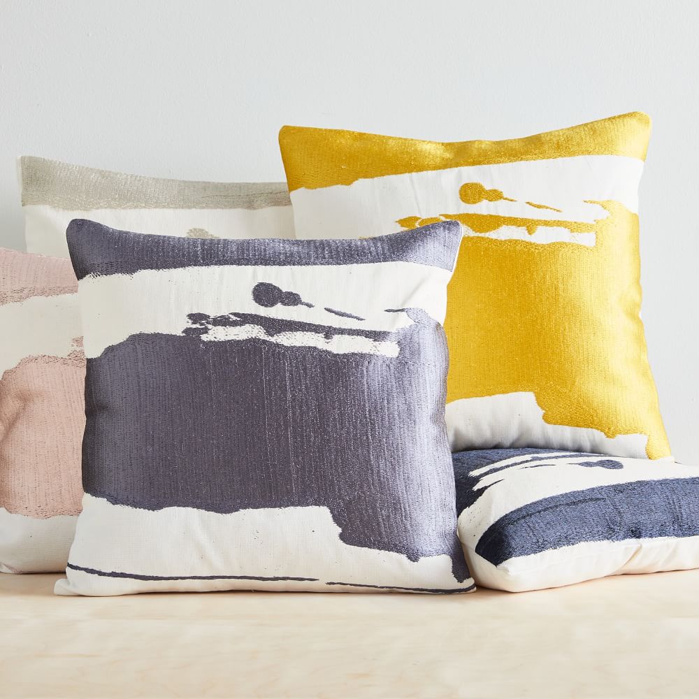 Ink Abstract Pillow Covers West Elm