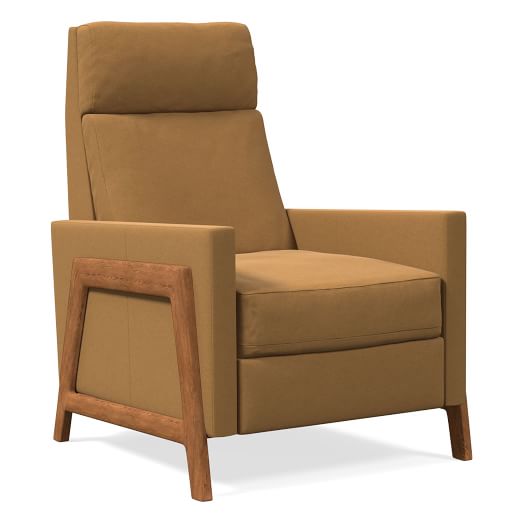 west elm orange chair