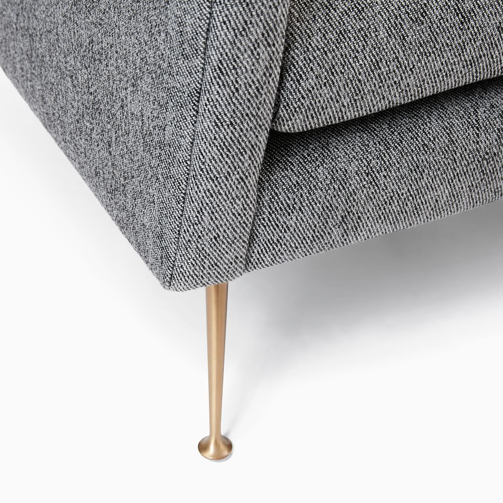 Carlo MidCentury Sofa Metal Legs (77.5") West Elm