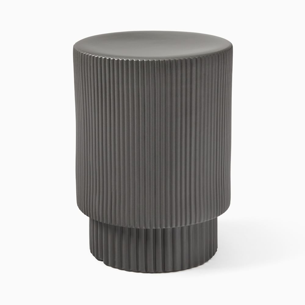 Fluted Side Table (13"16") West Elm