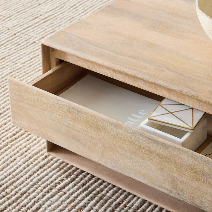 4色☆West Elm☆Anton Solid Woodコーヒーテーブル - www.shape 