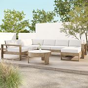 modern metal outdoor sectional