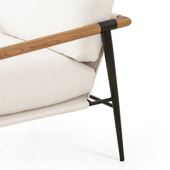 west elm carbon framed chair