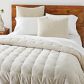 Classic Cotton Velvet Tack Stitch Quilt & Shams | West Elm