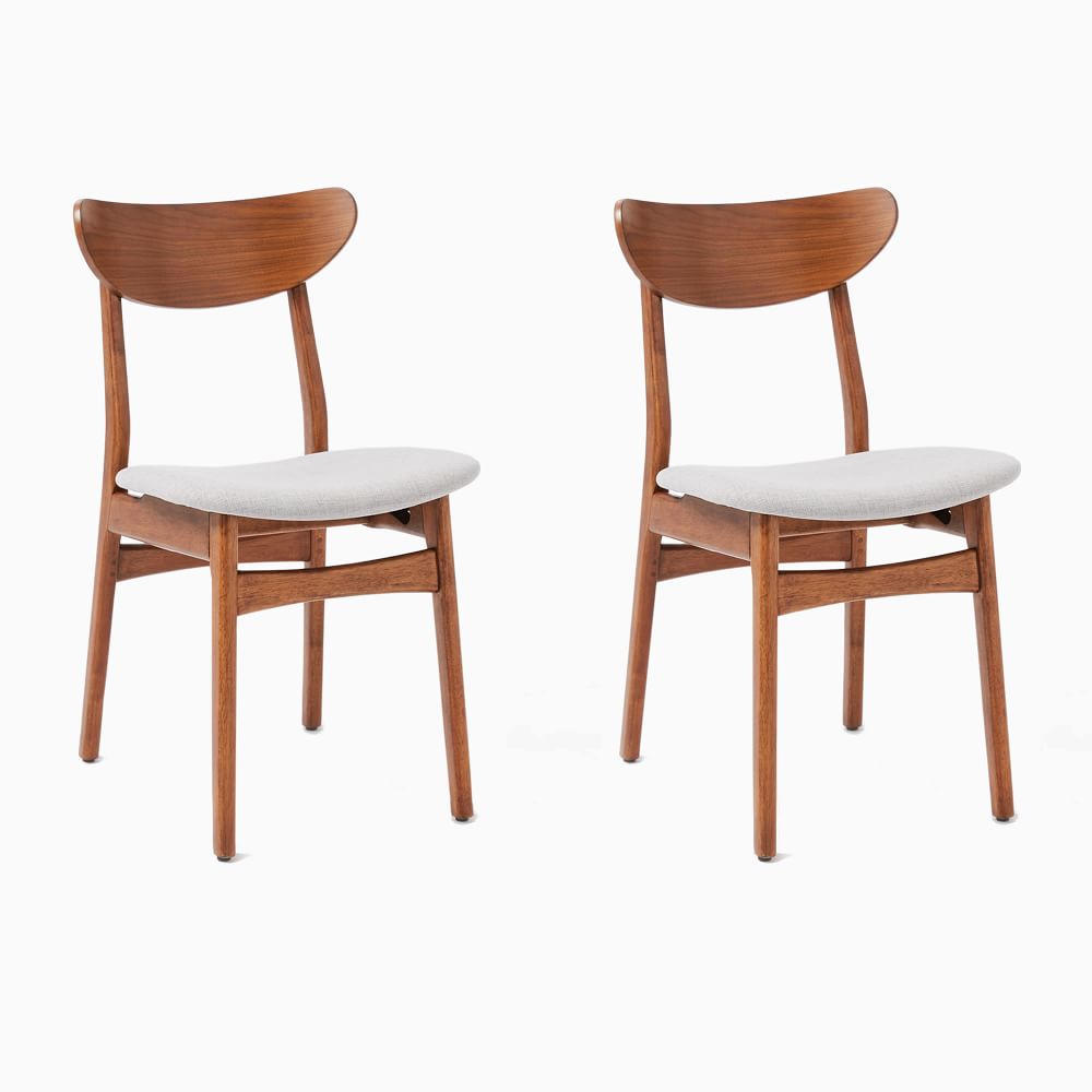 Classic Café Upholstered Dining Chair (Set of 2) West Elm