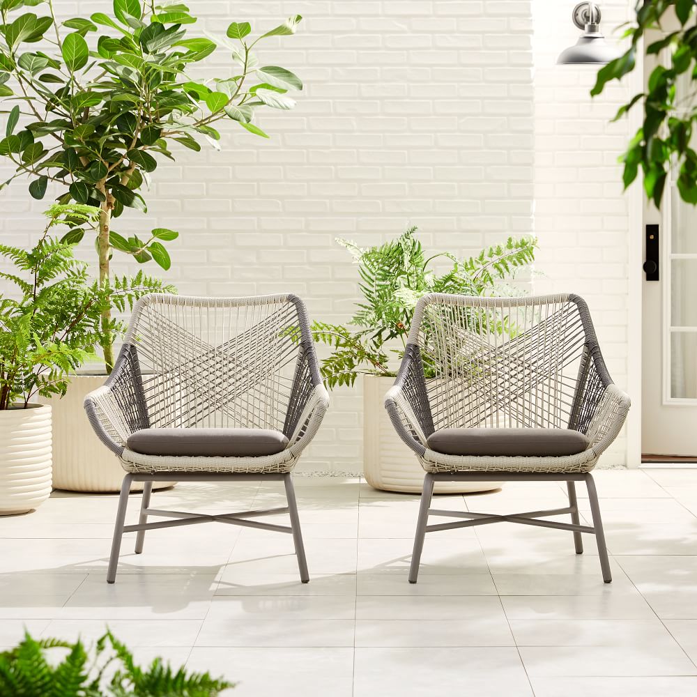 Huron Outdoor Lounge Chair & Cushion West Elm