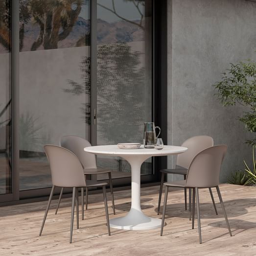 outdoor tulip table and chairs