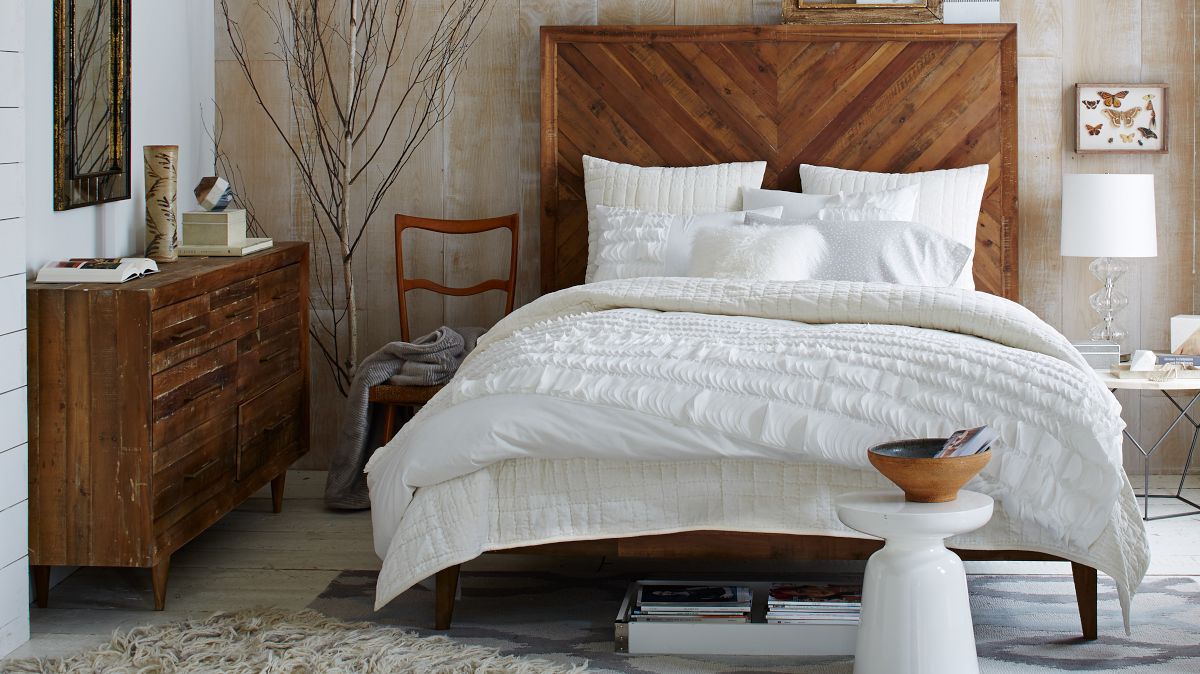 Alexa Reclaimed Wood Bed | West Elm