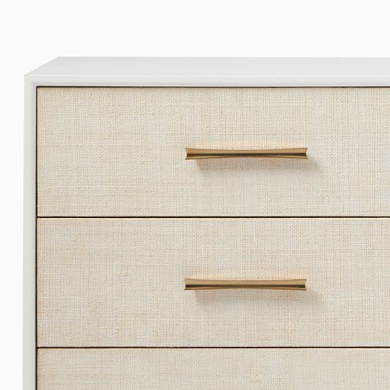 Margot Raffia 6Drawer Dresser (56") West Elm