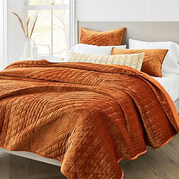 copper velvet duvet