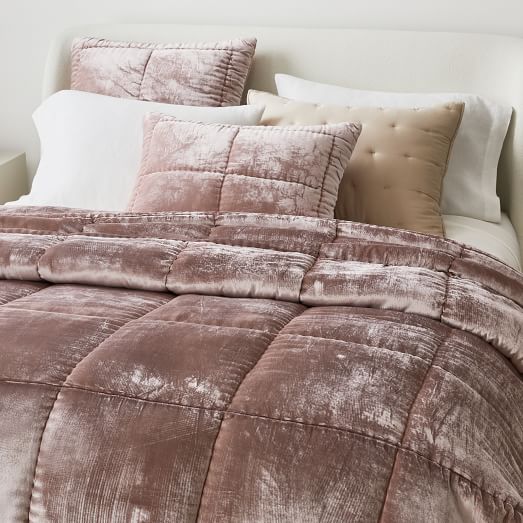 pink velvet queen comforter