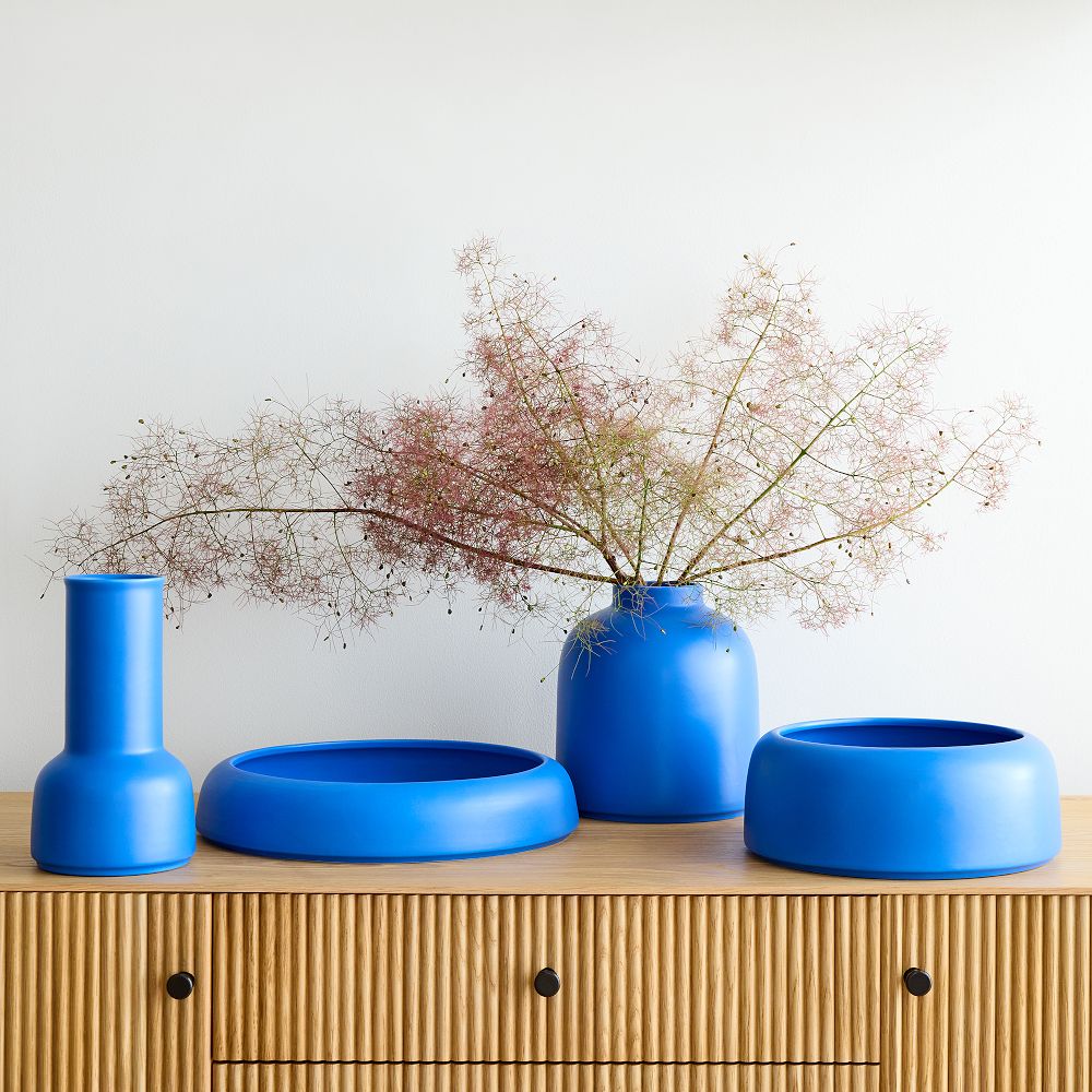 Omar Electric Blue Vases West Elm