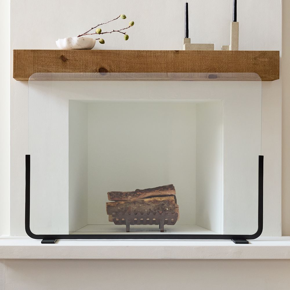 Willow Rectangular Fireplace Screen West Elm