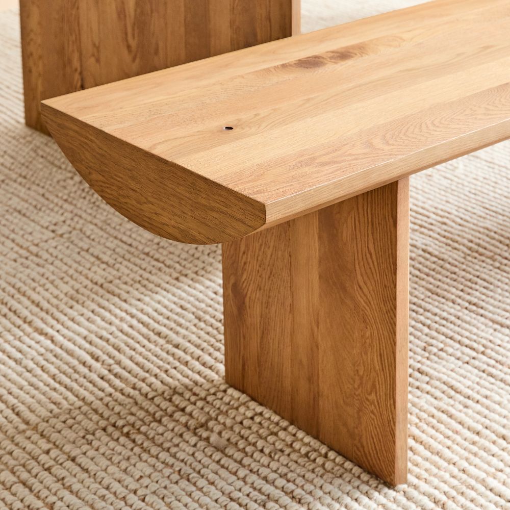 Lodge Legs Dining Bench (68"76") West Elm