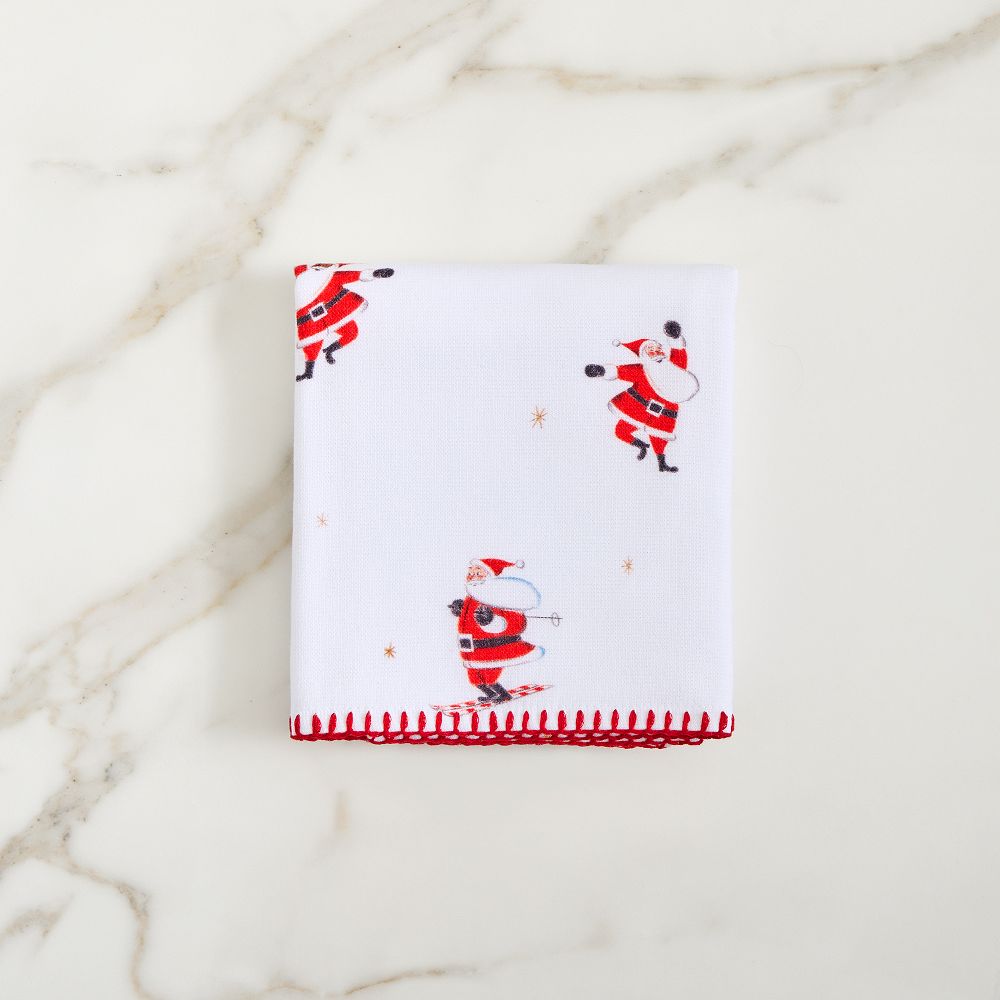 Organic Santa Day in the Life Hand Towel West Elm