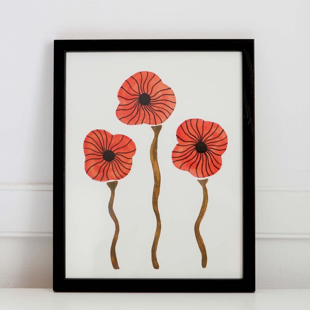 Pauline Stanley Studio Wall Art Poppies West Elm