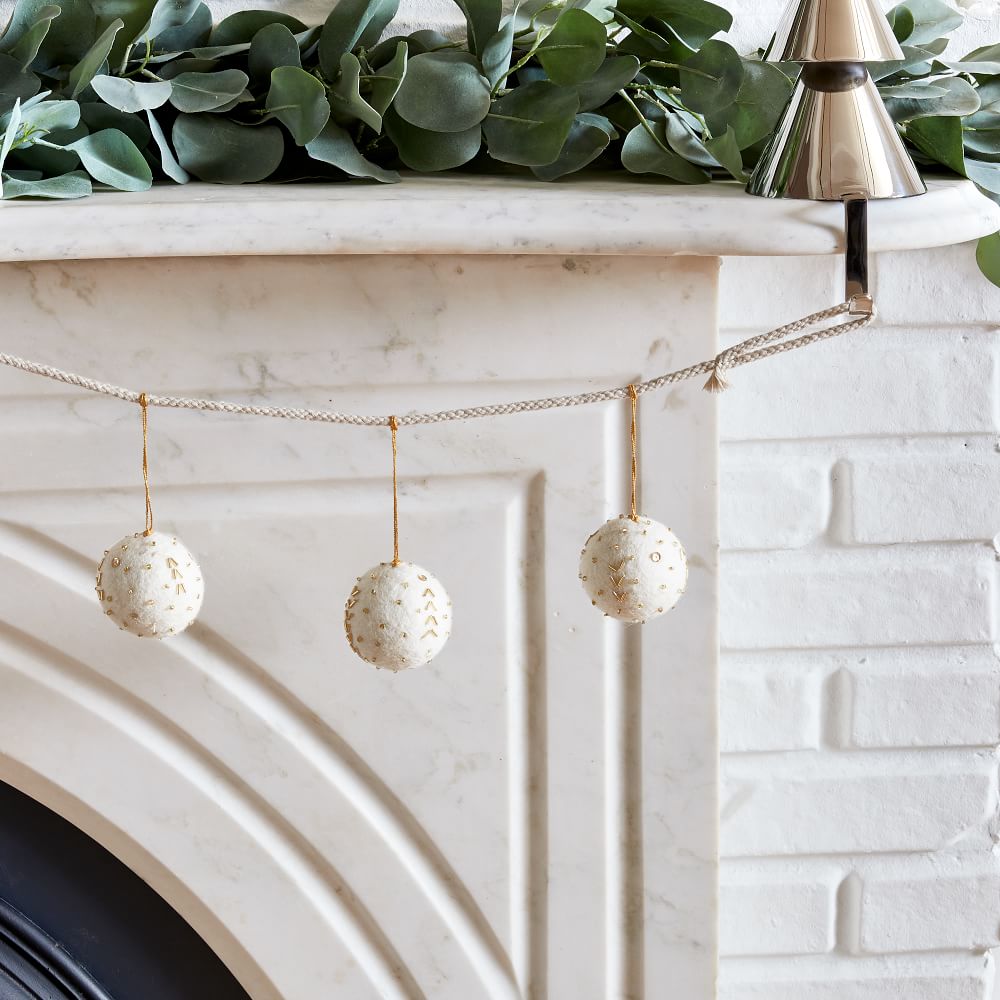 Beaded Felt Garland West Elm