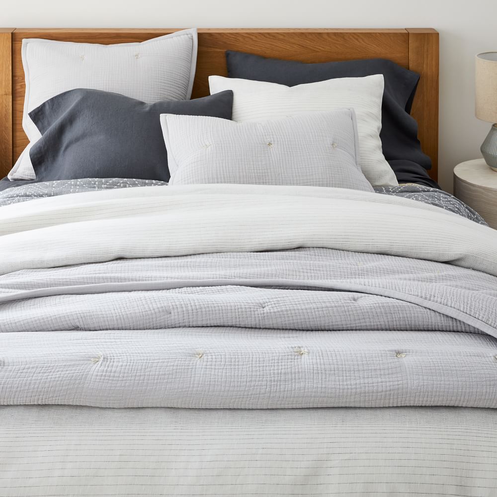 Dreamy Gauze Cotton Quilt & Shams West Elm