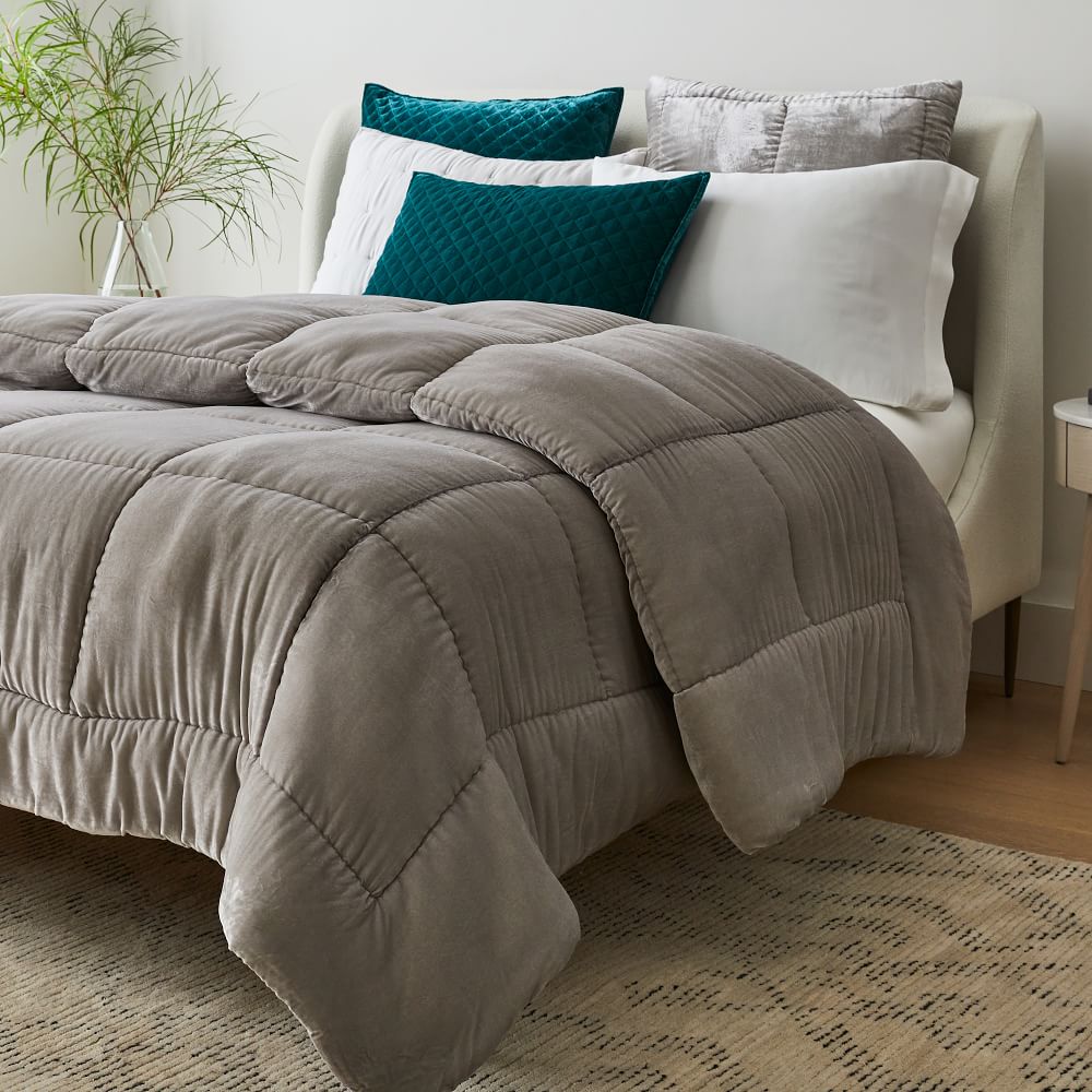 Lush Velvet Comforter & Shams West Elm