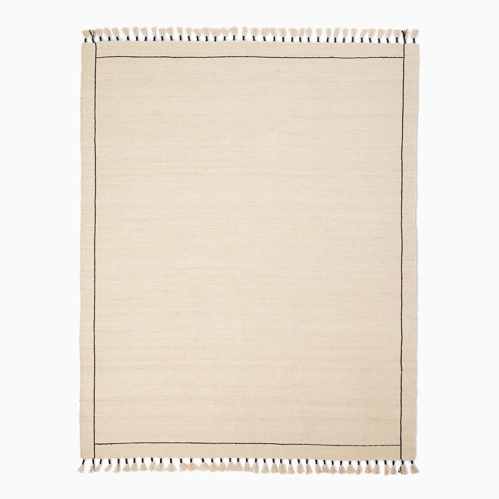 Tassel Trim Jute Rug West Elm