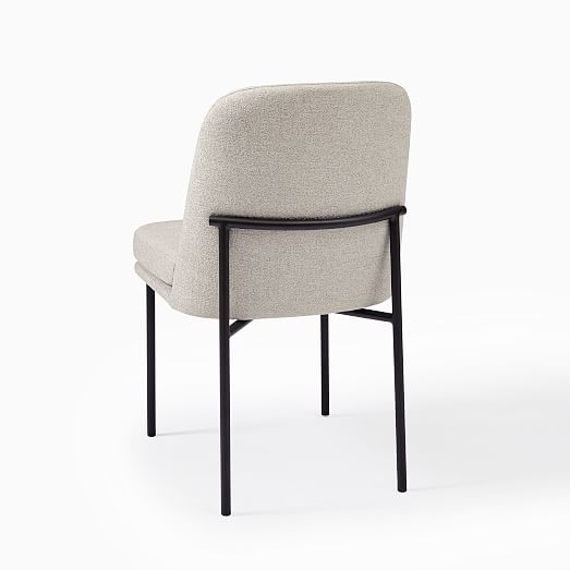 metal frame upholstered dining chair