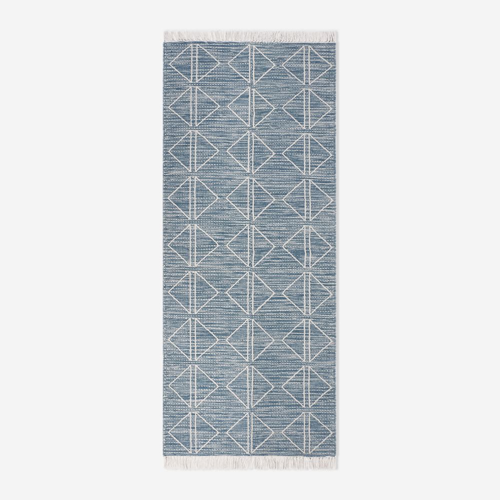 Reflected Diamonds Outdoor Rug | West Elm