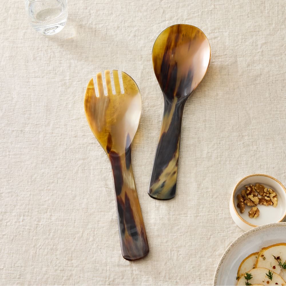 Horn Serving Utensils (Set of 2) West Elm