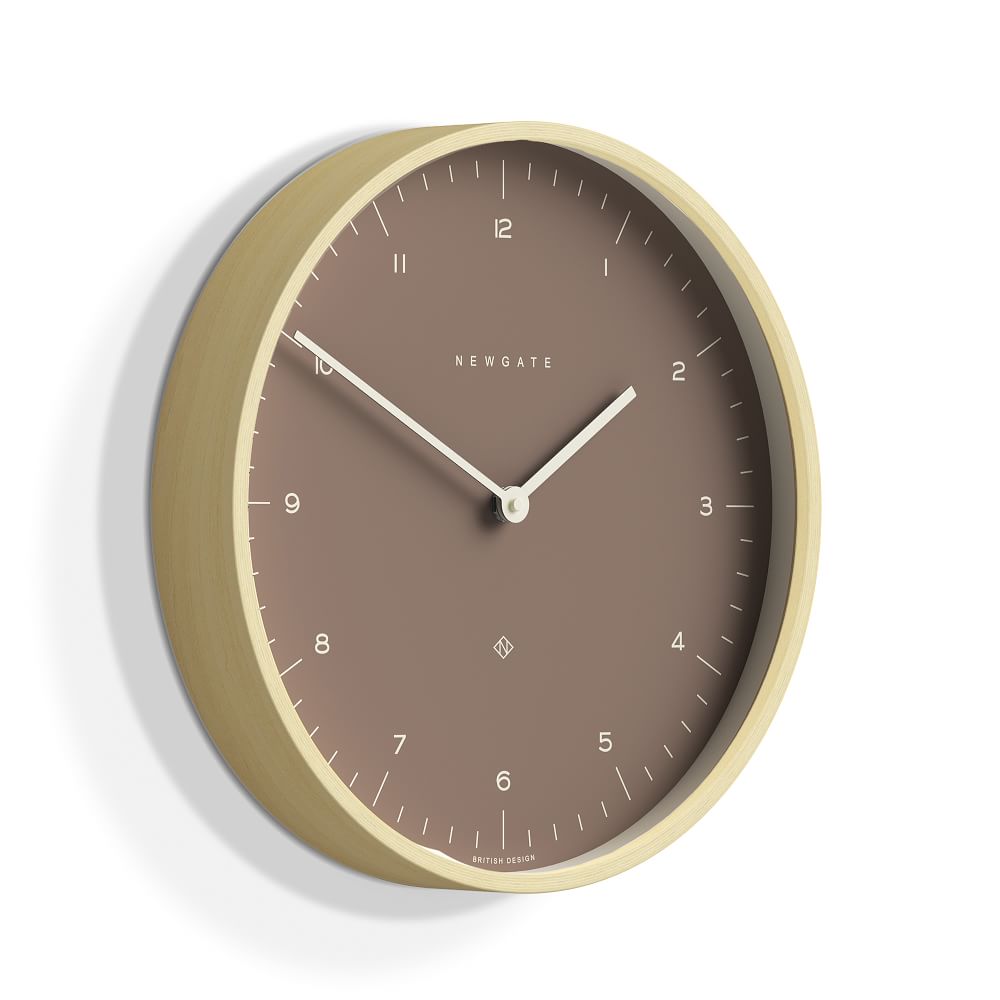 Newgate Mr. Clarke Wall Clock Small Numbers West Elm