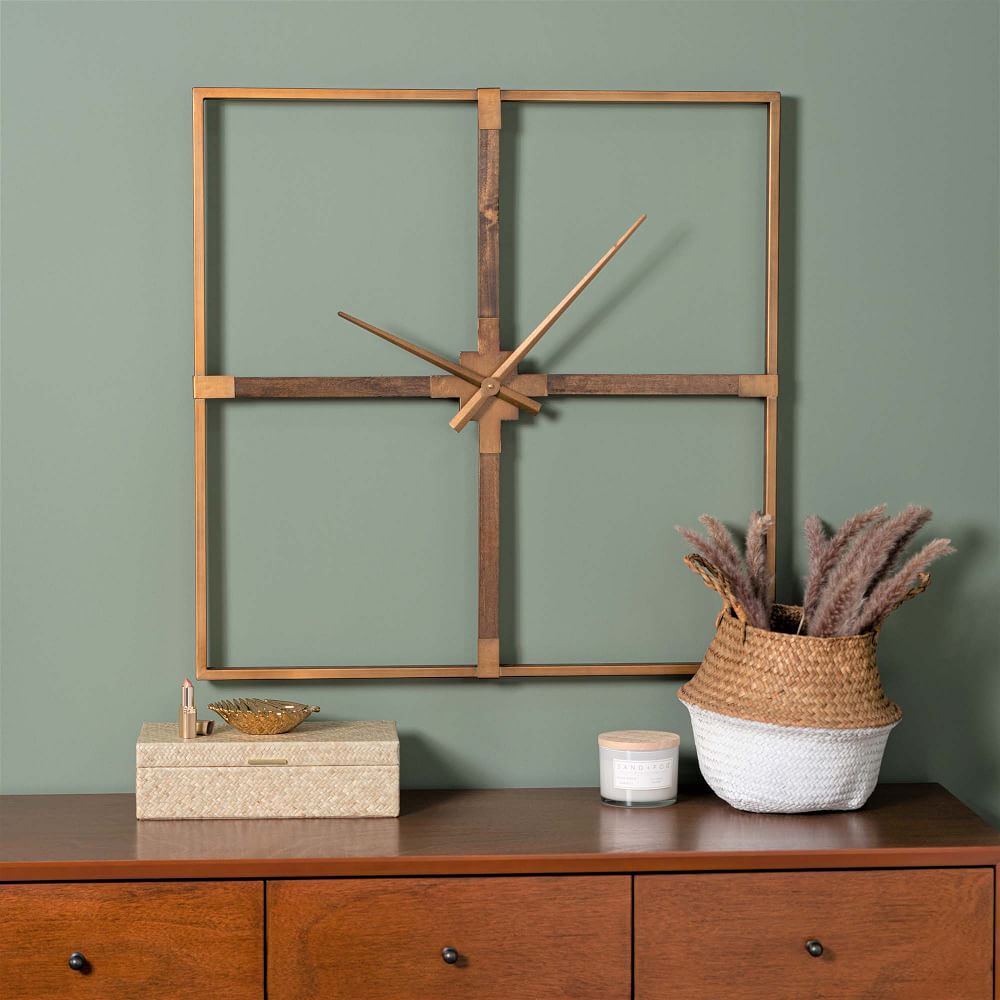 Rustic Wall Clock West Elm