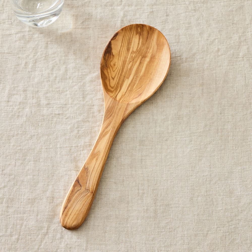 Olive Wood Serving Spoon West Elm