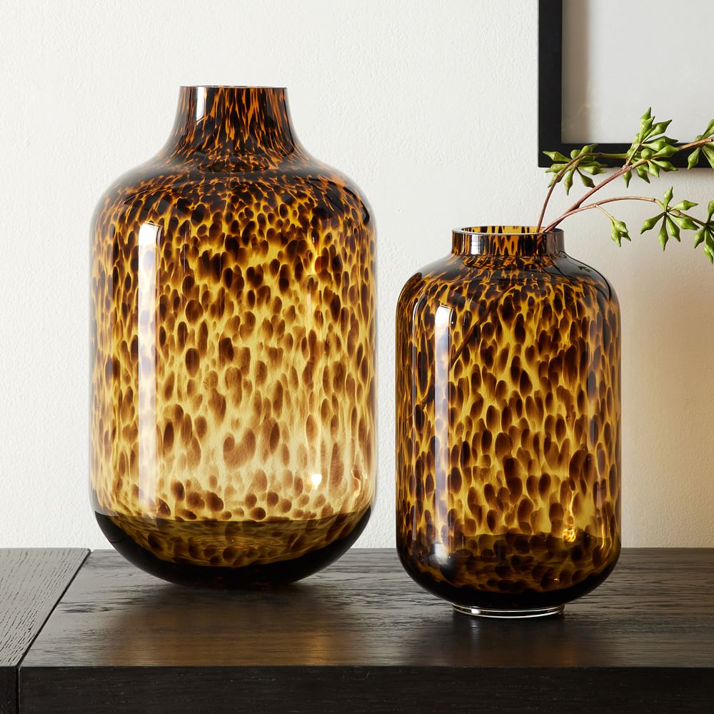 Mari Vase, Tortoise, Small West Elm
