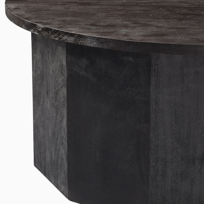 large dark wood dining table