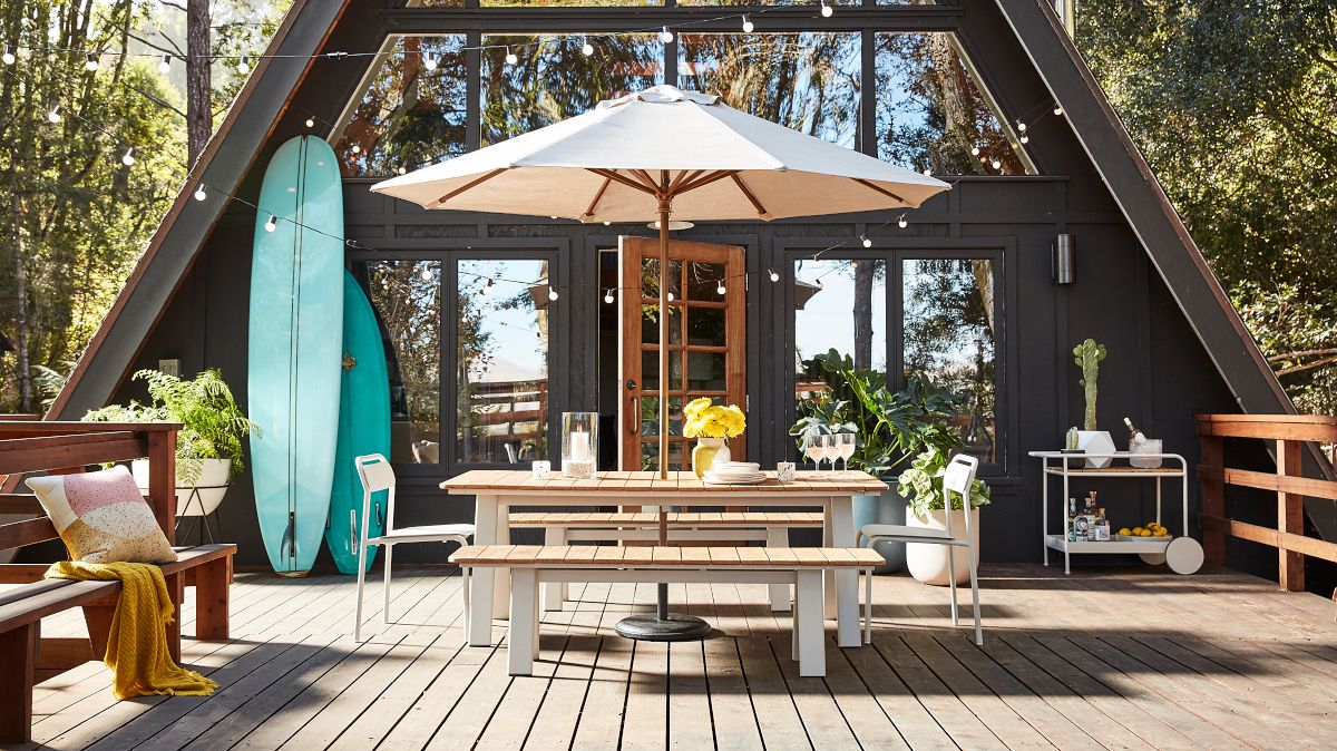 Halden Outdoor Dining Table (76") West Elm