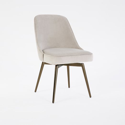 west elm grey chair