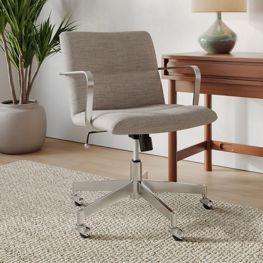 Cooper MidCentury Swivel Office Chair West Elm