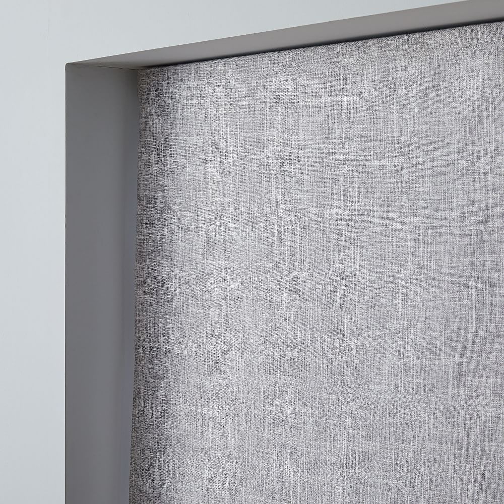 Crossweave Cordless Roman Shades & Blackout Lining West Elm