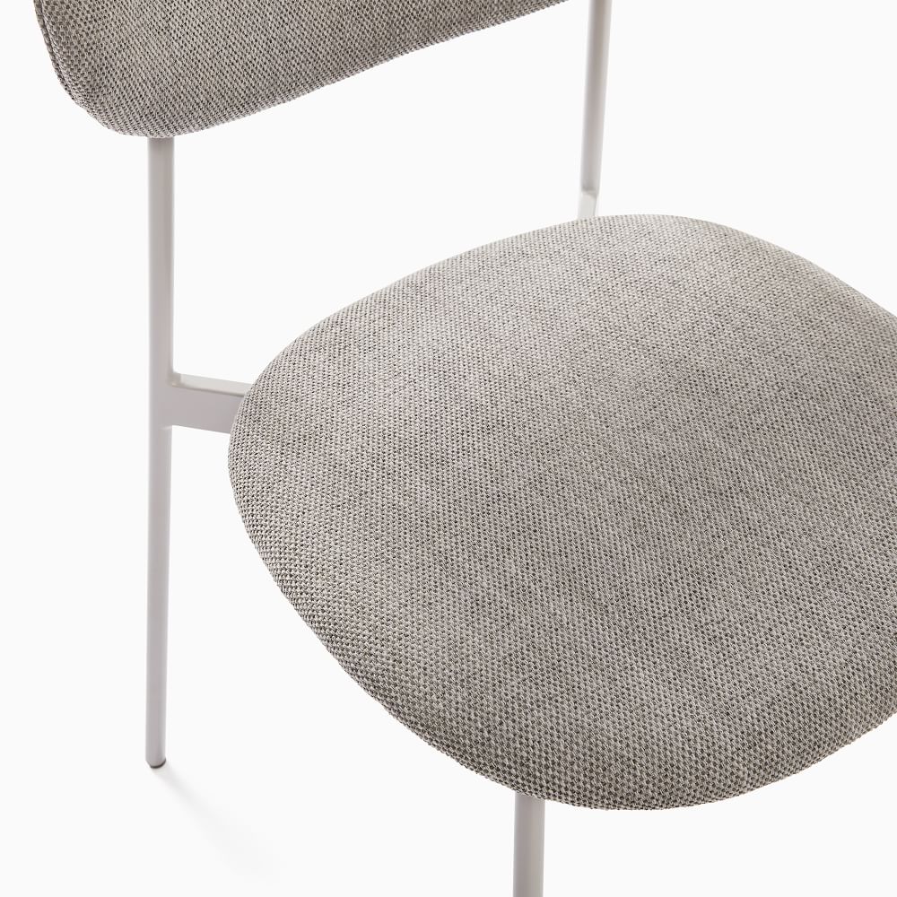Mid-Century Modern Petal Upholstered Dining Chair | West Elm