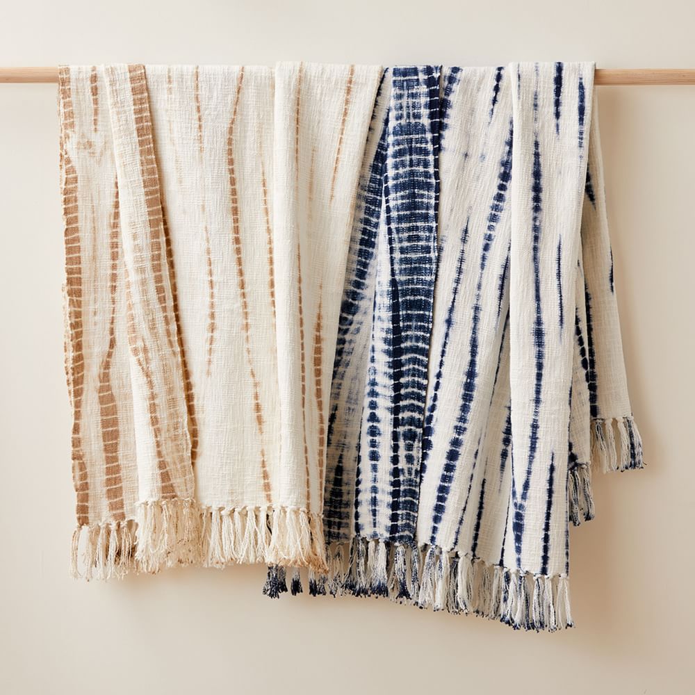 Handwoven TieDye Throw West Elm