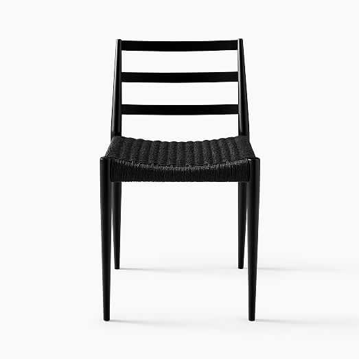 west elm black dining chairs