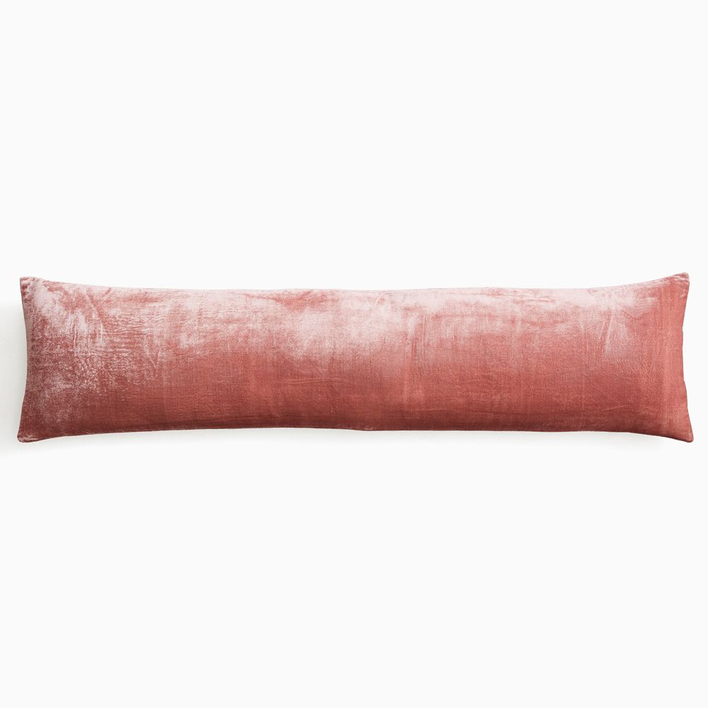 Lush Velvet Oversized Lumbar Pillow Cover West Elm