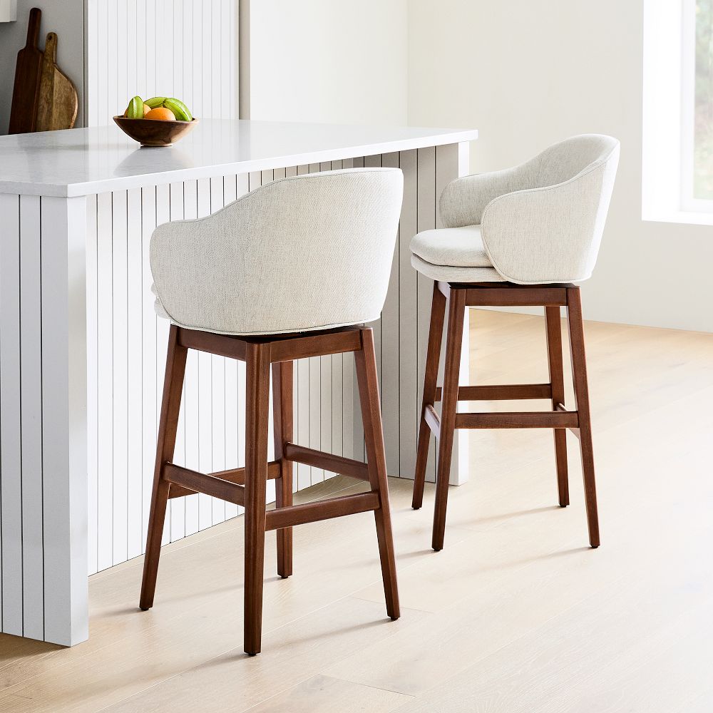 Wayne Swivel Bar & Counter Stools West Elm