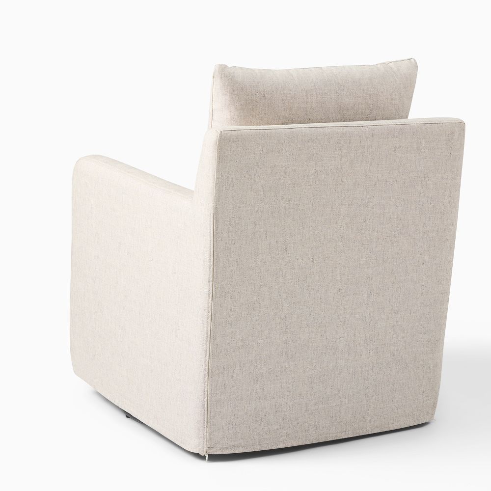 Merritt Slipcover Swivel Glider West Elm