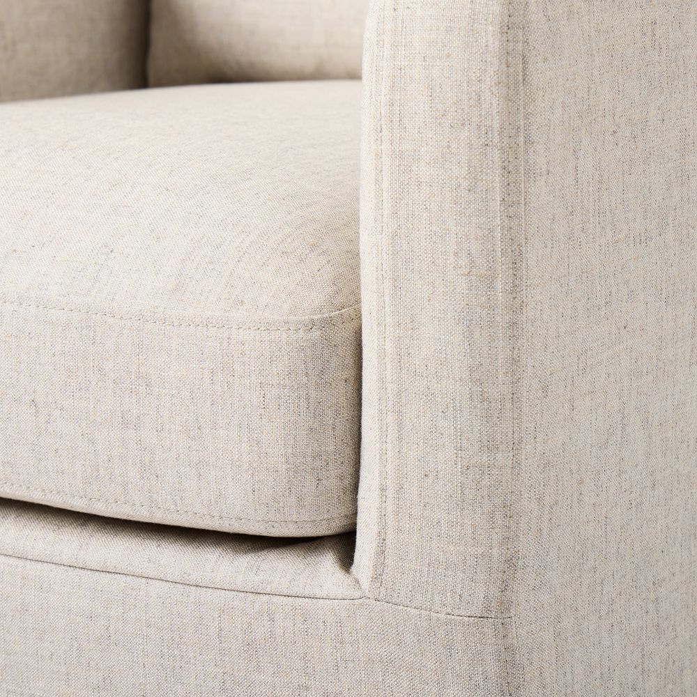 Merritt Slipcover Swivel Glider West Elm