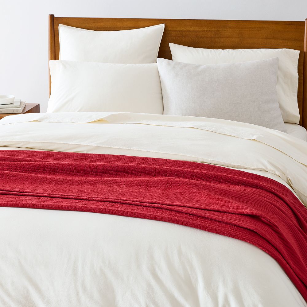 Ribbed Bed Blankets West Elm