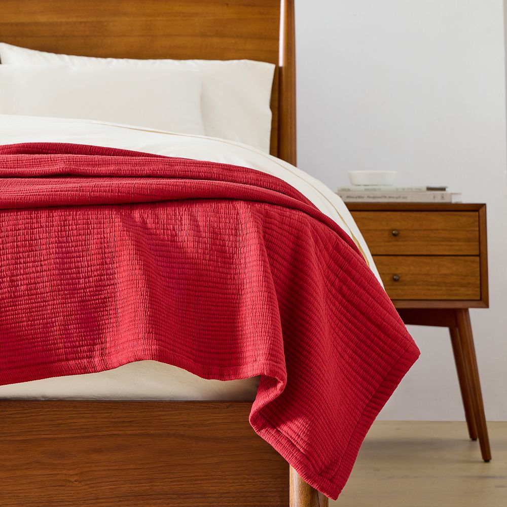Ribbed Bed Blankets West Elm