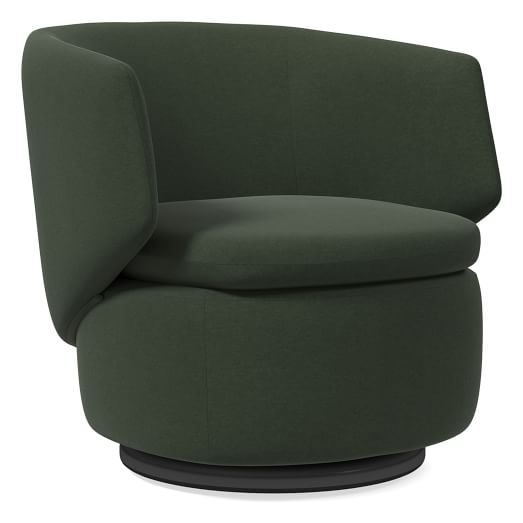 west elm green accent chair