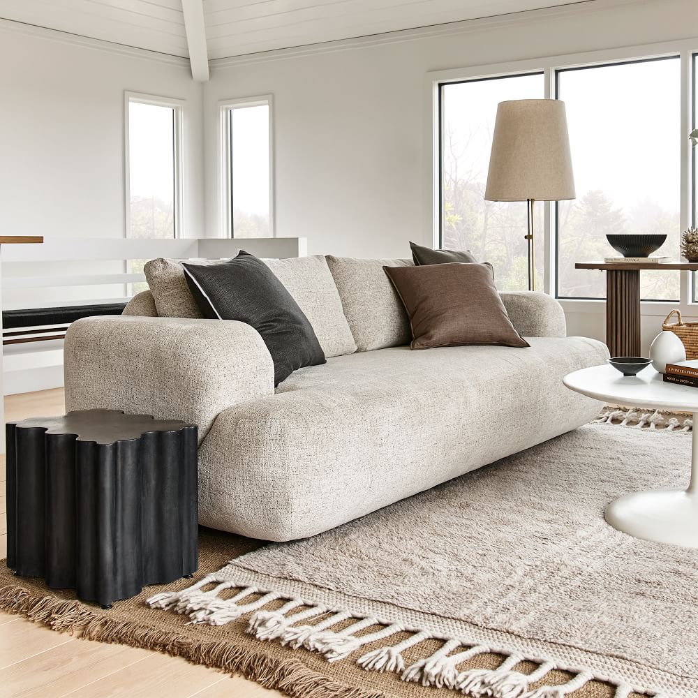 Curved Sofa (90") | West Elm